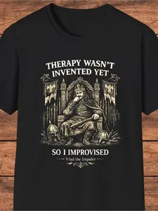 Mens Graphic Tee Gothic Style Vlad The Impaler Print Casual Design T Shirt Streetwear Style Crewneck Short Sleeve Soft Cotton Breathable Comfortable Fit Classic Fit Daily Wear Plus Size Trendy Aesthetic Fashion Top – Great Gift For Mother’s Day