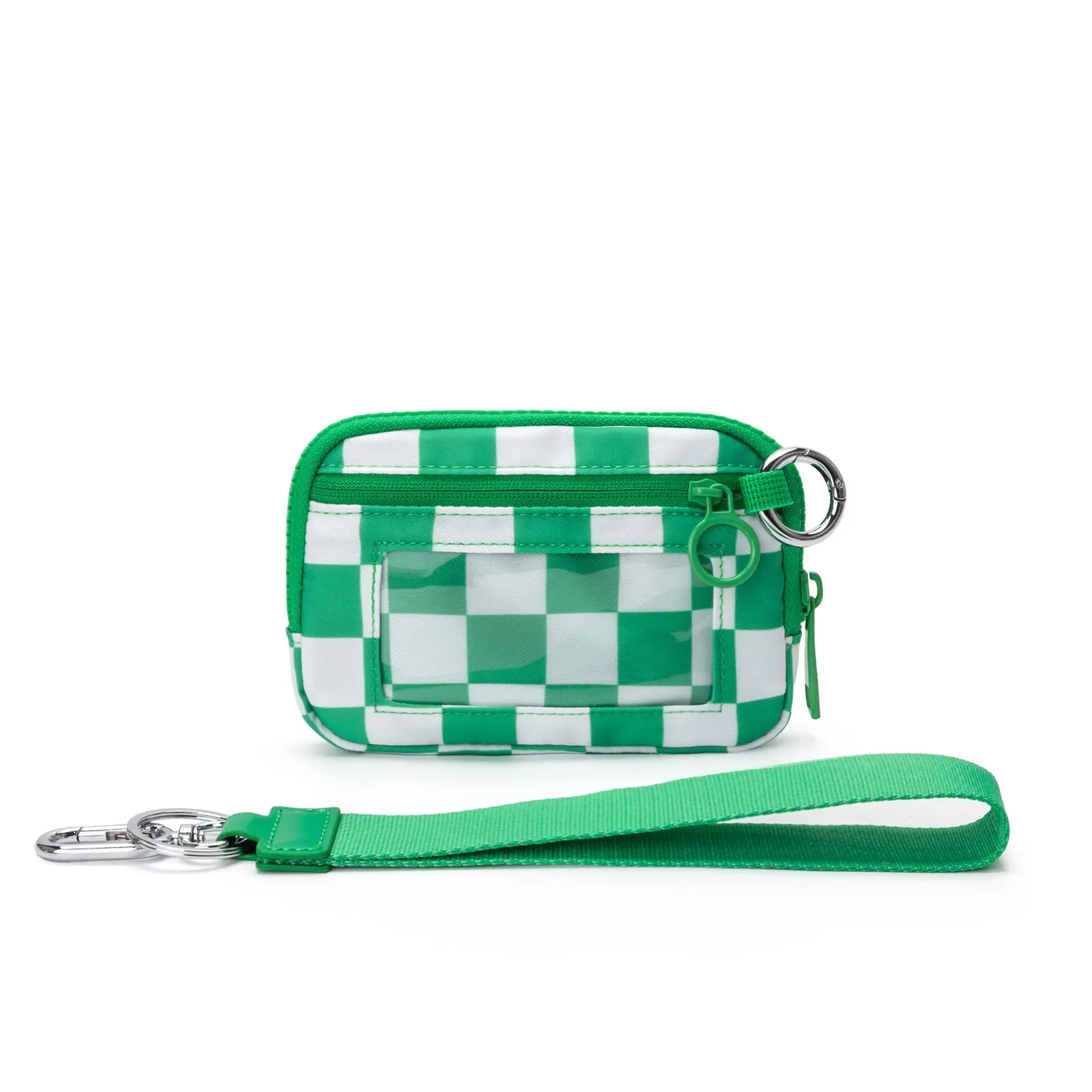 kelly green checkered