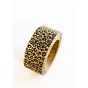 Package Mint Leopard Print Packaging Tape 2" - Versatile and Stylish Tape for Various Packaging Needs