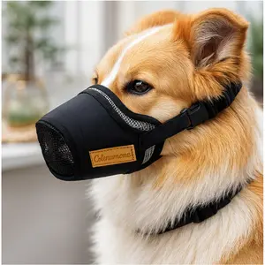 New Breathable Dog Muzzle, Thickened Sides Anti-Bite Anti-Bark, Can Drink, Easy to Wear, Pet Accessories, Comfortable and Practical