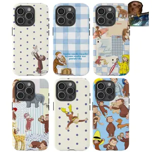 for iPhone 17.Curious Georgee Phone Case – Cute Cartoon Monkey Protective Cover for ip and samsung, for  iPhone 17 promax, gift for fans Cellphone Protection