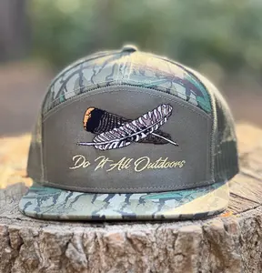 Turkey Feather - Mossy Oak Greenleaf - 7 Panel