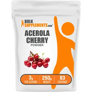 BulkSupplements - Acerola Cherry Powder - 250g - 83 Servings