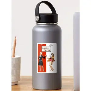 The Devil Wears Prada Sticker Fashion Movie Aesthetic, Miranda Priestly Inspired Decal Chic Style, Trendy Laptop Phone Sticker, Minimalist Quote Sticker Gift Idea