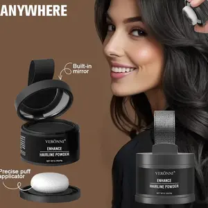 【Buy 1 Get 1 Free Natural Hairline Powder with Mirror & Sponge】Waterproof Root Touch Up Hairline Powder, Instantly Conceals Hair Loss Suitable for Thinning Hair - Women & Men Hair Coloring, Hair Products, Haircare