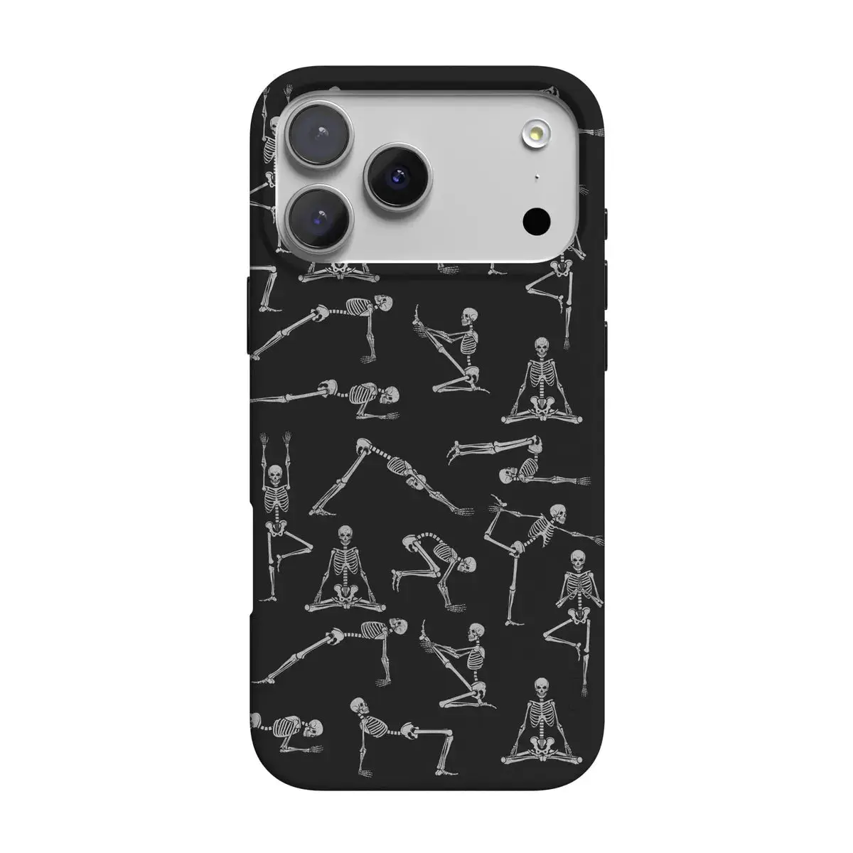 Casely iPhone 17 Pro Max Case | Corpse Pose | Skeleton Yoga | Compatible with MagSafe | Classic Ultra Thin Design