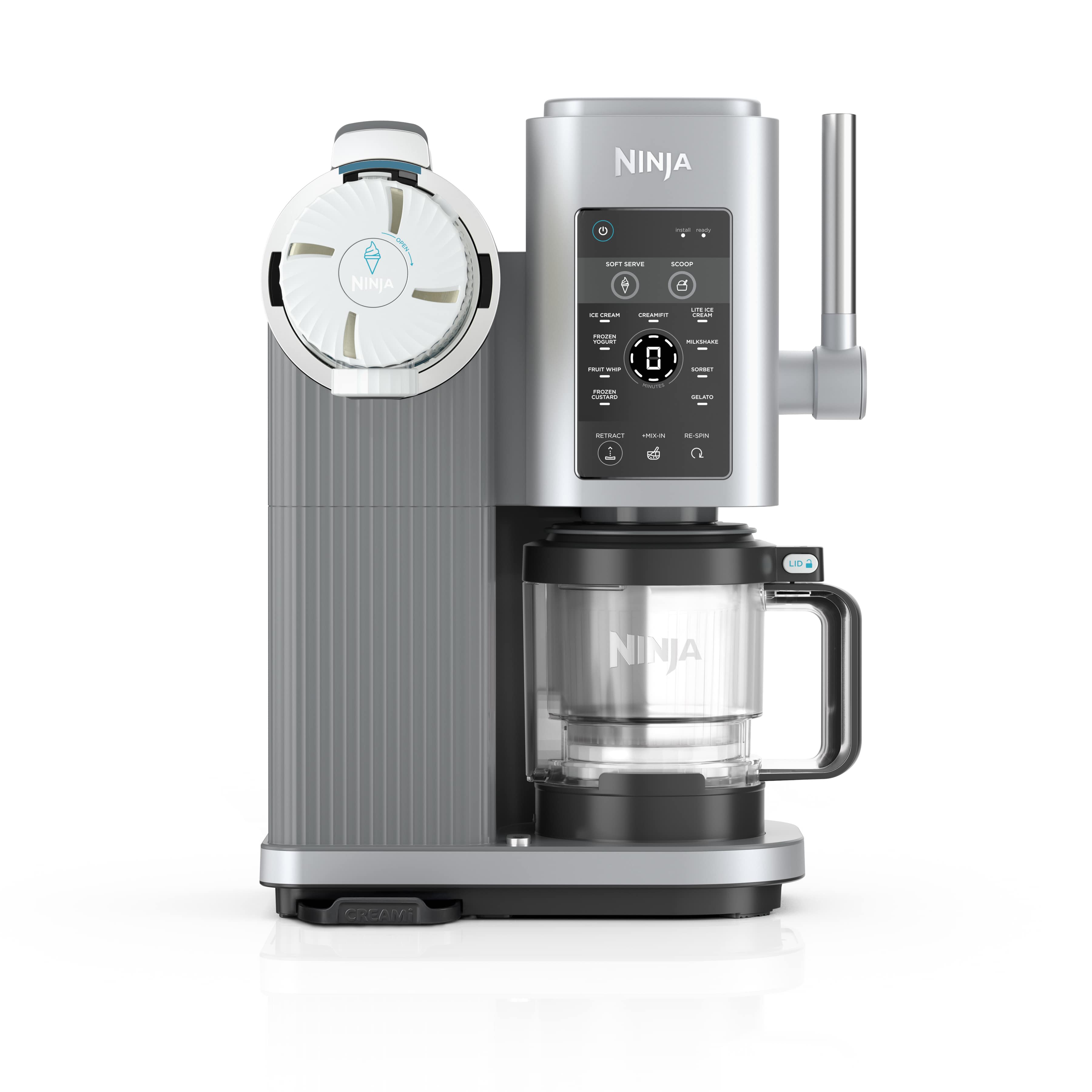 Ninja CREAMi Scoop & Swirl Ice Cream & Soft Serve Maker, 13 One-Touch Programs - NC701