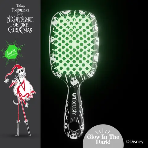 Disney Tim Burton's The Nightmare Before Christmas Unbrush Detangling Hair Brush Collection