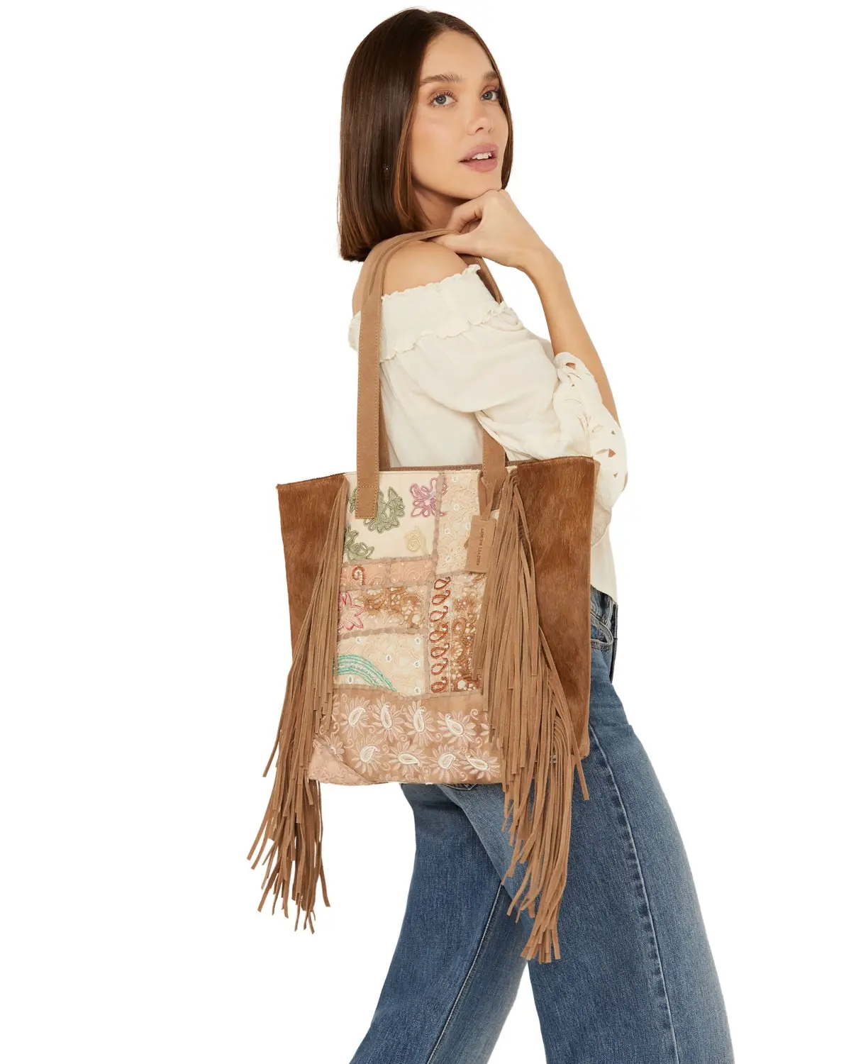 Shyanne Women's Women'S Boho Patched Tote - Sasu23hb1