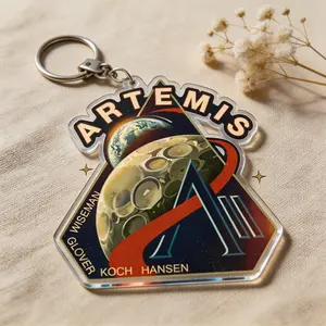 6pcs Sci-Fi Keychain Set, Hail Mary Keychain, Space Astrophage Bag Tag, Funny Alien Charm, Backpack Accessory
