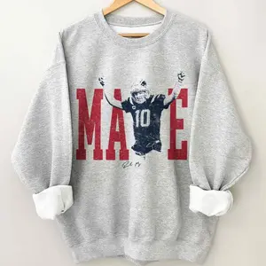 [Sale Up To 45%] Drake Maye New England Football Vintage Sweatshirt