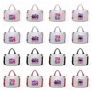 K-Pop Demon 3 Hunter Shoulder Bag – Cute Cartoon Rumi, Mira & Zoey Print Crossbody Tote, Large Capacity Gift Bag