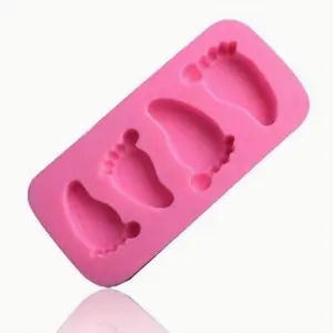 3D Cute Baby Mini Feet and Balloon Print Silicone Mold Molding, Handmade Handcraft Kitchen Tools Handicraft Supplies for Resin, Droppers, Soap, Clay Crafts, Great Gifts for Family and Friends