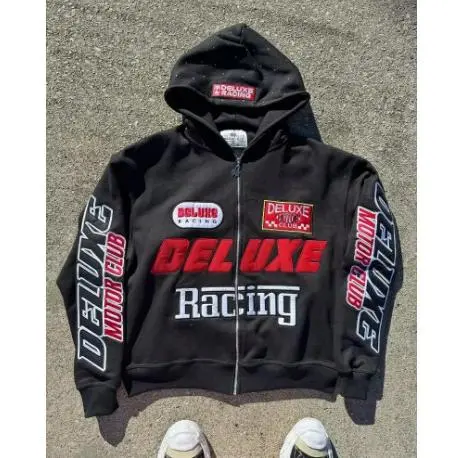 Black red letter zip