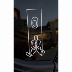 Swimming cover Mac car decal