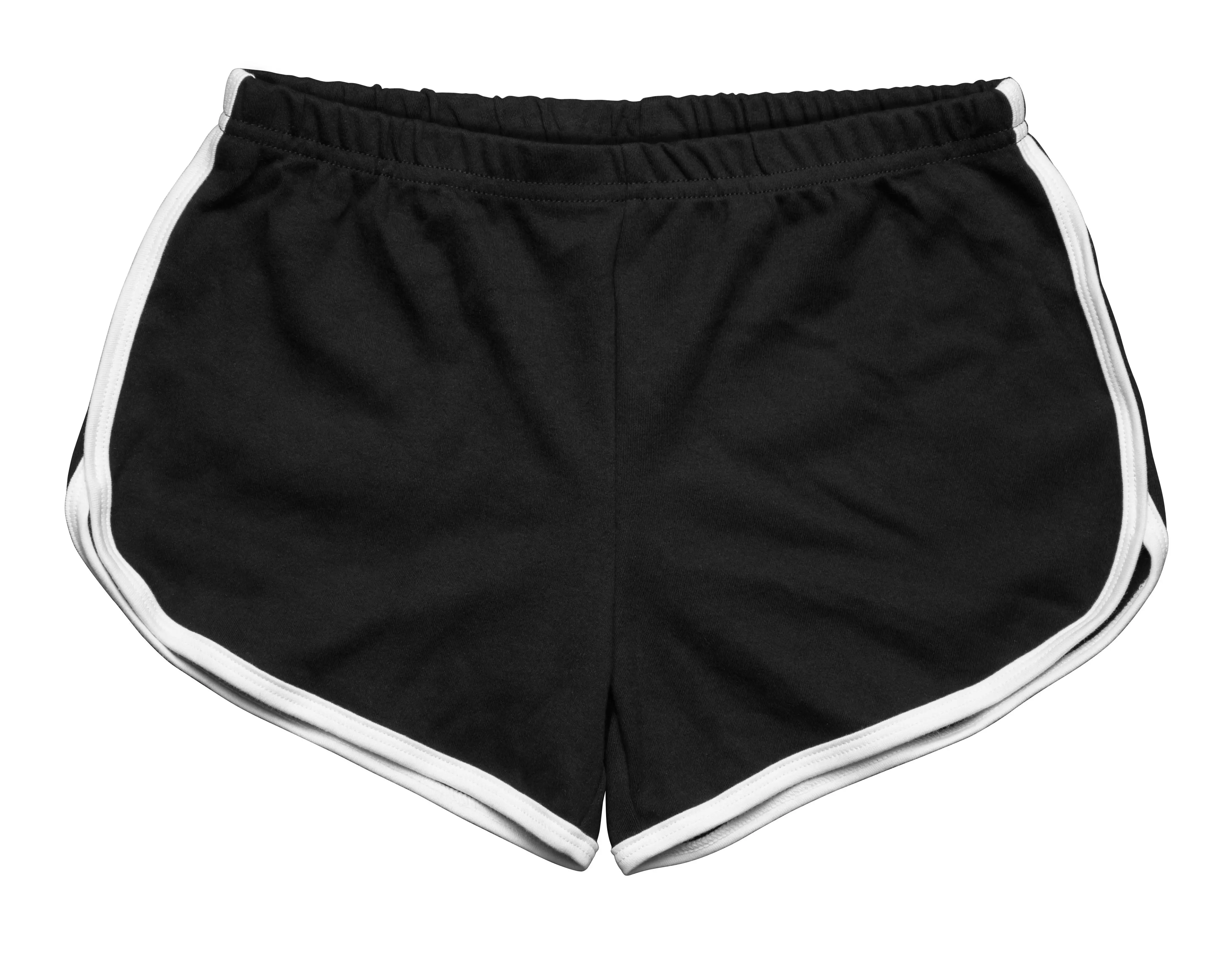 Blank Black Rabbit Women's Retro Sport Shorts