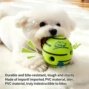 Pet Sound Toy Ball, Silicone Dog Treats Dispenser, Interactive Dog Training Ball, Durable Chew Toy, Fun Indoor & Outdoor Dog Toy