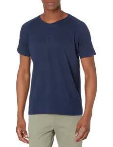 Navy Slub Henley
