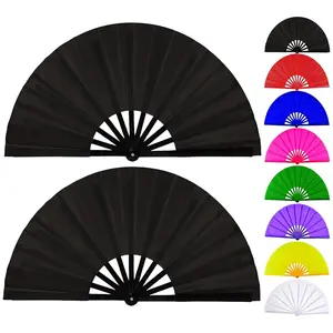 Fans for Line Dancing, Line Dance Popping Fan, 13 Inch Boots on the Ground Hand Fan for Women, Folding Hand Fan, Foldable Large Big Rave Fan, Clacking Fans for Line Dancing, Decorations Supplies, Lightweight