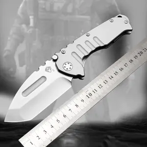 High hardness heavy duty folding knife portable outdoor knife sharp fruit knife