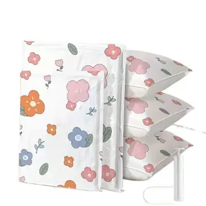 Vacuum Storage Bags Set of 11, Thick Compression Bags for Clothes and Quilts, Moisture Proof, Includes Manual Pump, Home Use