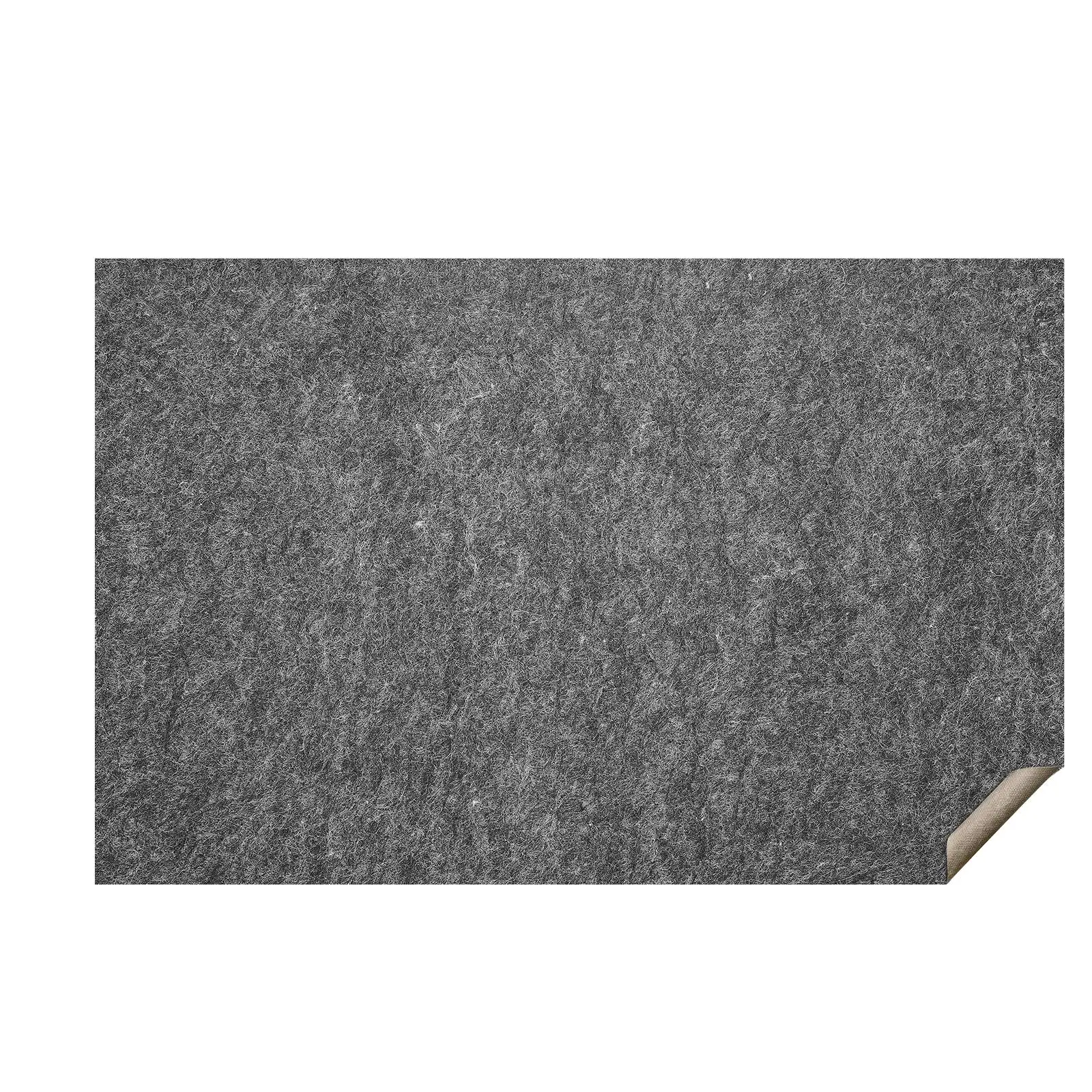 【toolupgrade】VEVOR 5x8 ft Size Foot Traffic Floor Protection Rug Pad, 1/4" Thick Dense Pile Dual Surface Polyester Felt + Latex, Breathable Gray Cushion Safe for All Floors (3-4 sq ft Area)