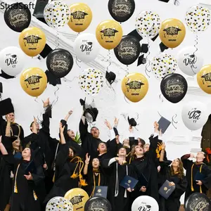 75-Piece Graduation Party Balloon Decoration Set — Themed Supplies for Student Graduation Events