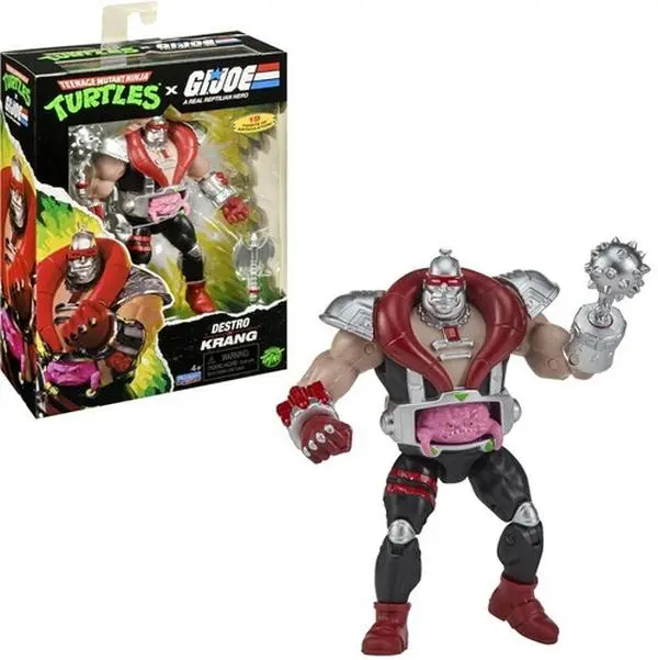 Teenage Mutant Ninja Turtles x G.I. Joe - Destro x Krang Action figurine/statue (TMNT)  [COLLECTIBLES] Action figurine/statue