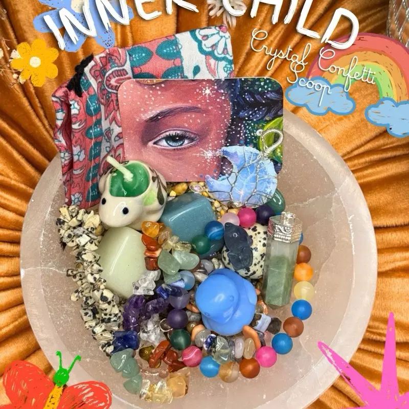 Inner Child Crystal Confetti Scoop