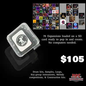 Akai Mpc Expansion SD Card Loaded '75pk Bundle' by Invious