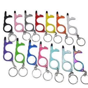 Don't Touch and Bottle Opener Accessory Keychain in 12 Vibrant Colors for Easy Access and Style