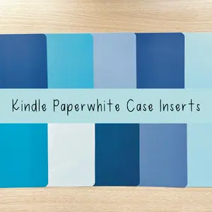 Kindle Paperwhite Case Insert for Clear Case / Card Stock – Book Accessories for Device