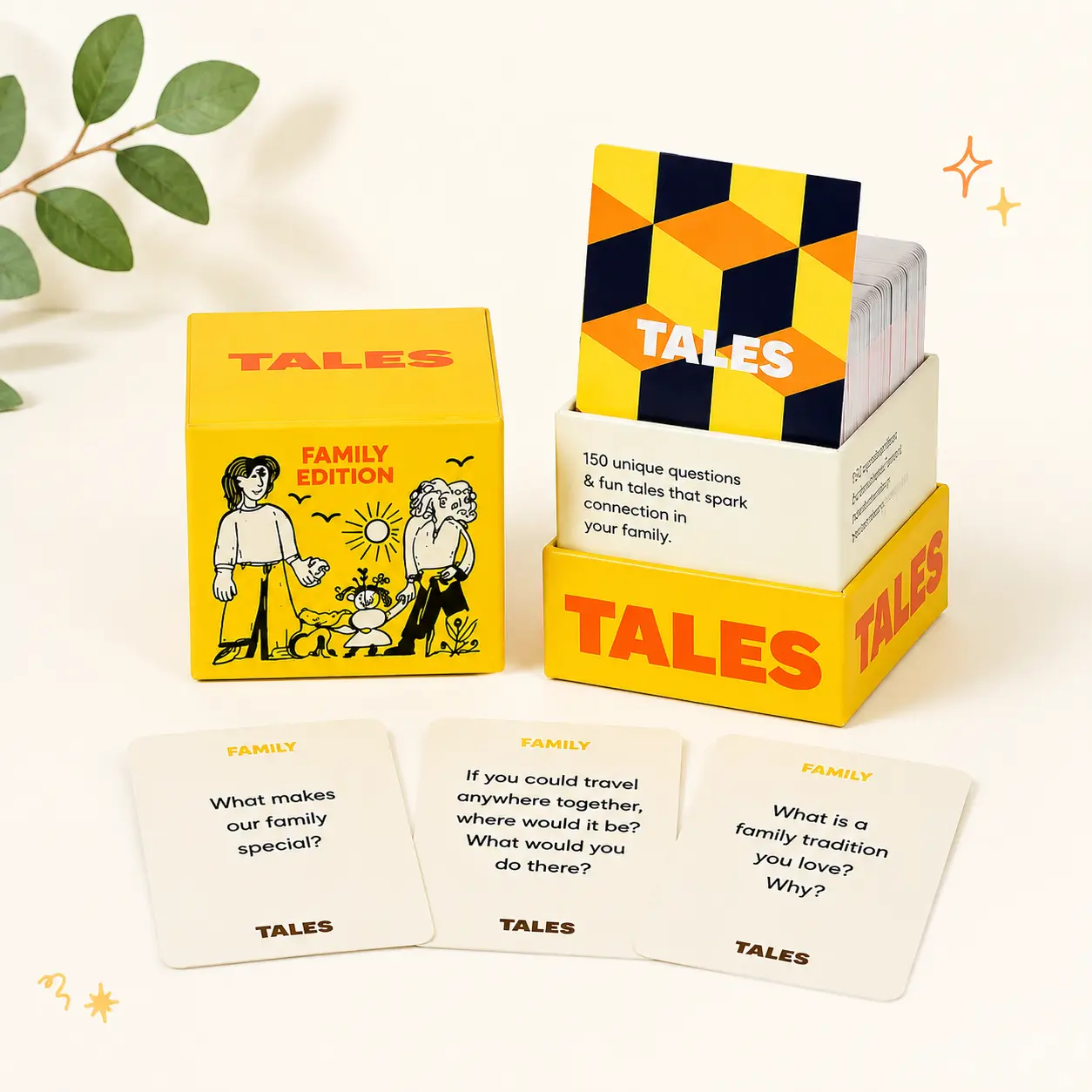 Tales Family Edition 150 Conversation Card Set, Board Game Tales Family Edition 150 Conversation Card Set, Board Game