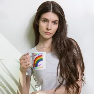 Love is Love White glossy mug