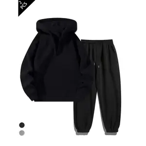 Men's Hooded Sweatsuit Matching Set Includes Hoodie and Sweatpants, Perfect for Casual Daily Wear, Comfortable and Stylish, Fall outfit