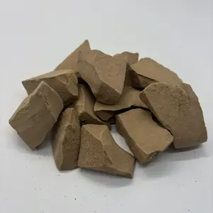 Edible Cosmetic Grade Narat Brown Kaolin Clay – Zero-Additive Natural Lump, Hard-Brittle Texture, Wet Becomes Slightly Sticky, Forms  Narat Brown Chunks – 200g (7oz)