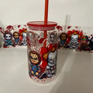 Horror glass cup