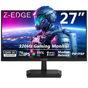 Z-Edge 27 inch 320Hz 2K Gaming Monitor 1ms MPRT QHD 1440P Fast IPS Monitor G27IS sRGB 99% Shadow Balance PIP/PBP HDMI 2.1x2 DP 1.4x2
