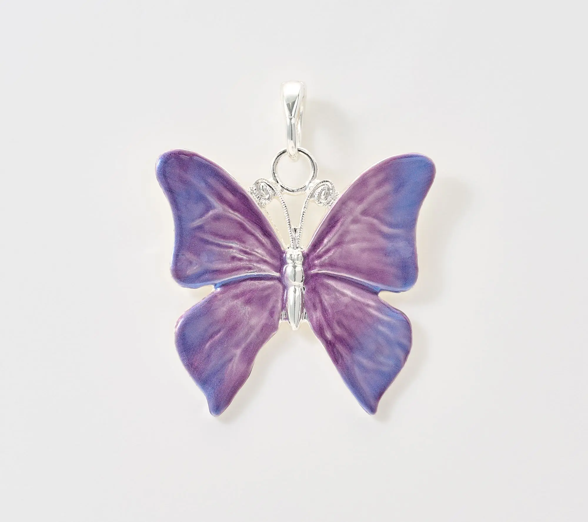 Kirks Folly Lavender Dreams Butterfly Open Ring Charm