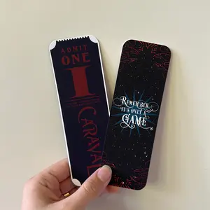 Caraval double sided bookmark