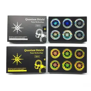 12pcs Quantum Shield Stickers for Phone,Airpods, Fridge, and Laptop Mobile Electronic Accessories EMF Stickers Gold/Silver for Devices Smartphone Cellphone #SummerVibes