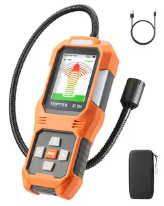 TOPTES RT-389 Rechargeable Refrigerant Leak Detector, HVAC Freon Leak Detector with 3 Sensitivity Modes & 3 Alarm Types, Air Conditioning Detection for CFCs, HCFCs, HFCs, HFOs, HCs