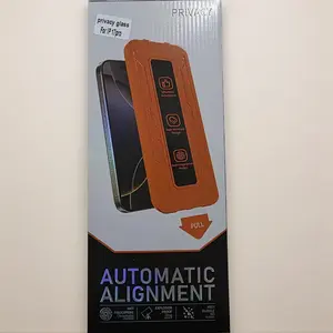 Auto-Alignment Privacy Screen Protector for iPhone 17 Pro and 17 Pro Max - Easy Install Kit
