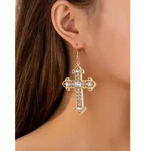 Retro Fashion Minimalist Style Earrings for Women - 1 Pair, Suitable for Music Festivals and Everyday Wear