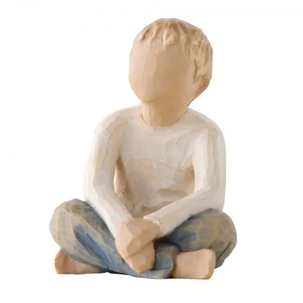 Imaginative Child Willow Tree Figurine, Standing Sculpture, Home Decor Room Ornaments, Handcrafted Figurines