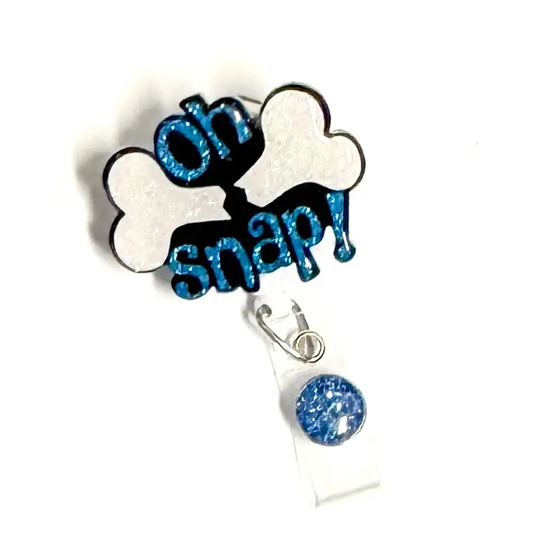 Oh Snap! Badge Reel, Retractable Swivel Alligator Clip, orthopedic
