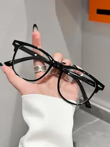 Minimalist Anti-blue Light Eyeglasses for Everyday Use, Basic Full Rim Eyeglasses for Women & Men, Fashion All-match Accessories for Daily Life