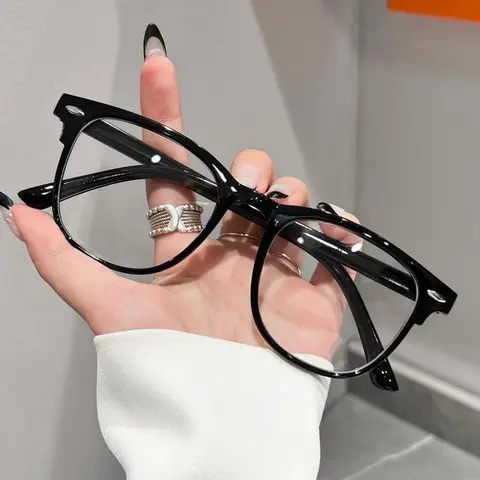 Minimalist Anti-blue Light Eyeglasses for Everyday Use, Basic Full Rim Eyeglasses for Women & Men, Fashion All-match Accessories for Daily Life, Classic Fashion Glasses