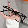Minimalist Anti-blue Light Eyeglasses for Everyday Use, Basic Full Rim Eyeglasses for Women & Men, Fashion All-match Accessories for Daily Life, Classic Fashion Glasses