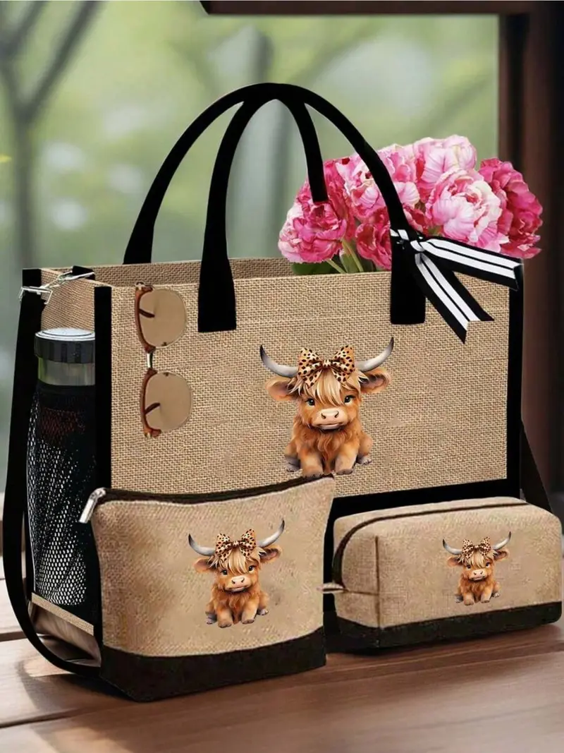 cow pattern purse - TikTok Shop